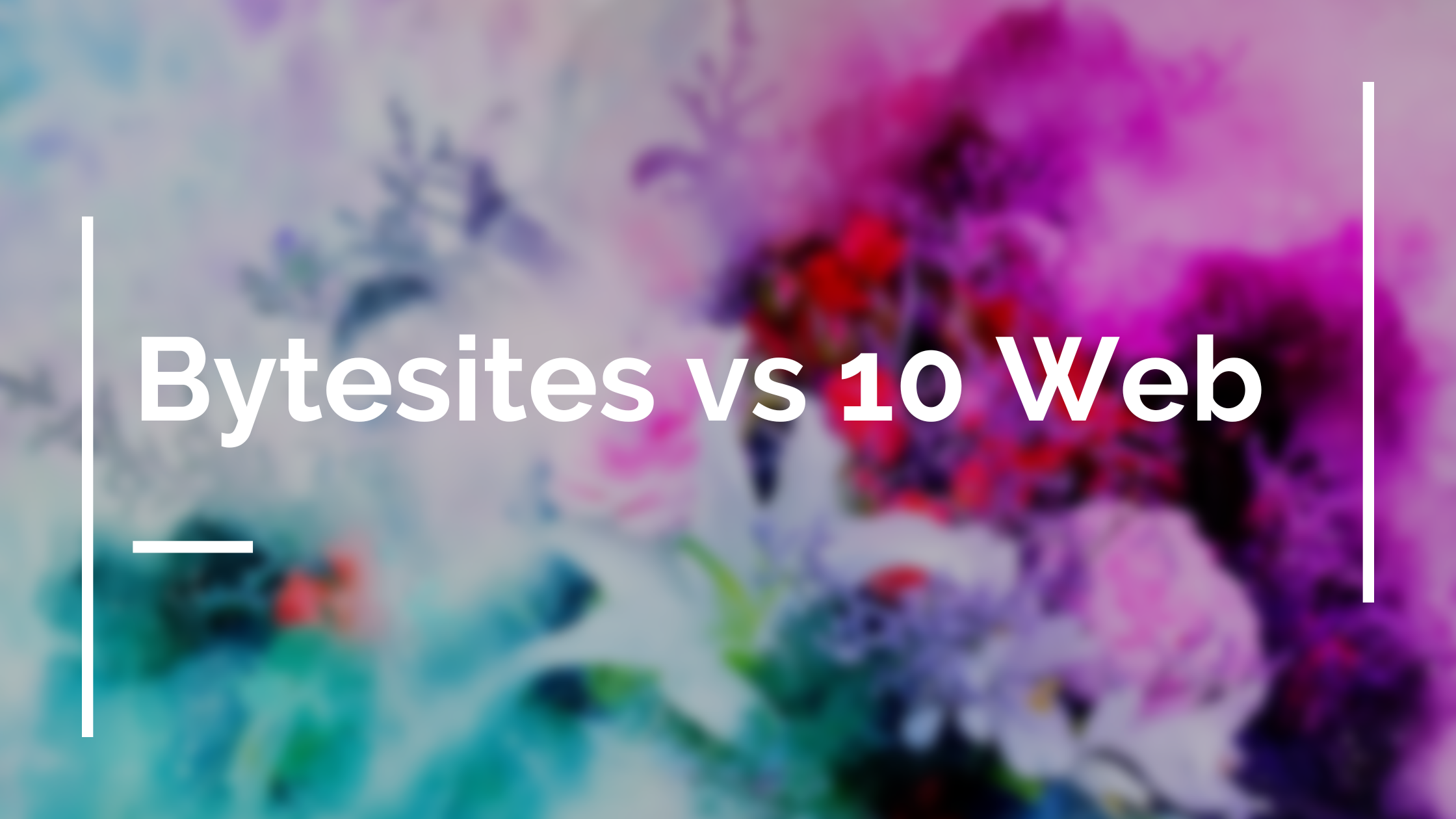 ByteSites vs 10Web AI Builder: Comparing Next-Gen Website Creation Tools